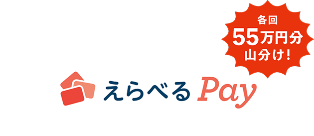 えらべるPay 各回55万円分山分け